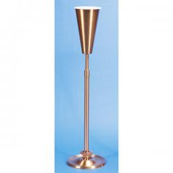  Combination Finish Bronze Adjustable Standing Flower Vase (B): 7020 Style - 44\" to 64\" Ht 