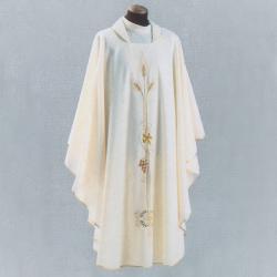  Wheat & Grapes Chasuble/Dalmatic in Mixed Wool Fabric 
