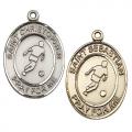  St. Christopher/Soccer Oval Neck Medal/Pendant Only 
