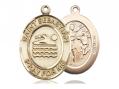  St. Sebastian/Swimming Oval Neck Medal/Pendant Only 