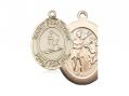  St. Sebastian/Skiing Oval Neck Medal/Pendant Only 