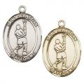  St. Sebastian/Lacrosse Oval Neck Medal/Pendant Only 