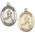  St. Sebastian/Track & Field Oval Neck Medal/Pendant Only 