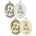  St. Kateri/Equestrian Oval Neck Medal/Pendant Only 
