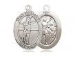  St. Sebastian/Volleyball Oval Neck Medal/Pendant Only 