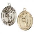  St. Sebastian/Archery Oval Neck Medal/Pendant Only 