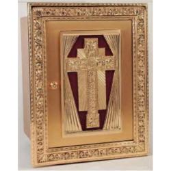  Combination Finish Bronze Tabernacle Wall Safe: 7190 Style - 18.5\" Ht 