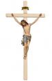  5" to 16" Wood Carved Sanctuary Crucifix in Maplewood 
