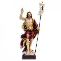  Risen Christ/Resurrection Statue With Flag in Poly-Art Fiberglass, 50\"H 