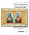  "Consecration to the Sacred Heart of Jesus and Mary" Prayer/Holy Card (Paper/100) 