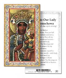  \"Our Lady of Czestochowa\" Prayer/Holy Card (Paper/100) 
