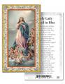  "Lovely Lady Dresses in Blue" Prayer/Holy Card (Paper/100) 