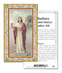  \"Prayer To St. Barbara\" Prayer/Holy Card (Paper/100) 