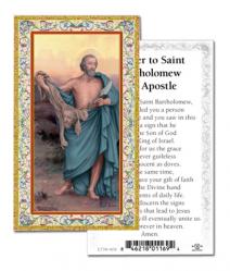  \"Prayer to St. Bartholomew\" Prayer/Holy Card (Paper/100) 
