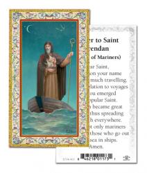  \"Prayer to St. Brendan\" Prayer/Holy Card (Paper/100) 