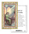  "Prayer to St. Cecelia" Prayer/Holy Card (Paper/100) 
