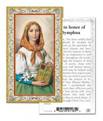  \"Prayer in Honor of St. Dymphna\" Prayer/Holy Card (Paper/100) 