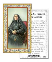  \"Prayer to St. Francis Cabrini\" Prayer/Holy Card (Paper/100) 