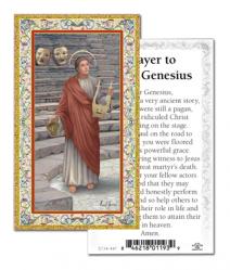  \"Prayer to St. Genesius\" Prayer/Holy Card (Paper/100) 