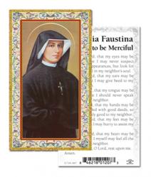  \"Prayer to St. Faustina Kowalska\" Prayer/Holy Card (Paper/100) 