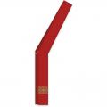  Red "Assisi" Deacon Stole With Woven Orphrey - Elias Fabric 