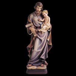  St. Joseph w/Child Jesus Statue in Linden Wood, 6\" - 48\"H 