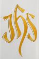 "JHS" Embroidered Funeral Pall 