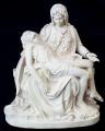  Pieta Statue by Michelangelo in Linden Wood, 9" & 18"H 