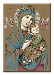  O.L. OF PERPETUAL HELP MAGNETIC LAMINATED PLAQUE (10 PC) 