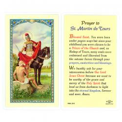  \"Prayer to Saint Martin of Tours\" Laminated Prayer/Holy Card (25 pc) 