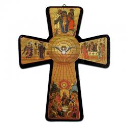  Icon Cross - Holy Spirit - 5 1/2\" Ht 