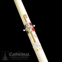  The Good Shepherd Paschal Candle #3sp, 1-3/4 x 36 