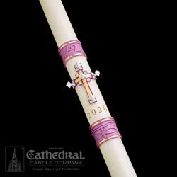  Jubilation Paschal Candle #8, 2-3/8 x 52 
