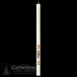  Investiture - Coronation of Christ Paschal Candle #2, 1-1/2 x 34 