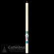  Divine Mercy Paschal Candle #5-2, 2 x 44 