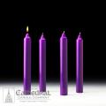  Advent Stearine 1-1/2 x 12, 4 Purple 