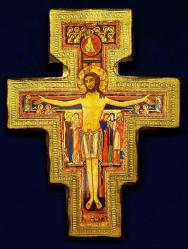  \"San Damiano\" Crucifix in Wood 