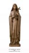  St. Theresa of Lisieux Statue in Linden Wood, 36" - 60"H 