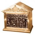  Tabernacle | 31" x 28" x 16" | Bronze | 12 Apostles | Two-Tone 