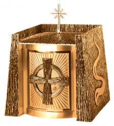  Tabernacle | 28\" x 22-1/2\" x 18\" | Modern Style With Cross 