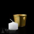  6 Hour Straight Side Votive Candles for Use in Aluminum Cups 4gr 576/cs 