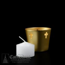  6 Hour Straight Side Votive Candles for Use in Aluminum Cups 4gr 576/cs 