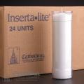  Plastic Encased 7 Day Candle for Cemetery Lamps Only (24/bx) 
