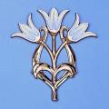  Blessed Virgin Wall Plaque | 9-1/2” x 10-1/2” | Bronze | 3 Lilies 