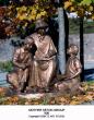  St. Elizabeth Ann Seton Statue Group in Fiberglass, 54"H 