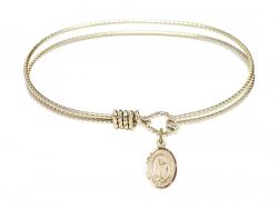  Saint Martha Charm Bangle Bracelet 