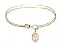  Saint Philomena Charm Bangle Bracelet 