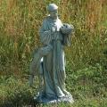  Garden Saint Francis With Horse Statue 