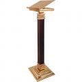  Combination Finish Adjustable Angle Lectern With Bronze Column: 9035 Style - 42" Ht 