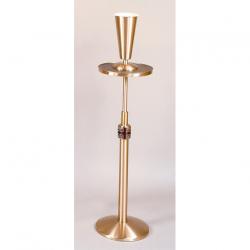  Combination Finish Bronze Adjustable Pedestal Stand: 9013 Style - 31\" to 52\" Ht 